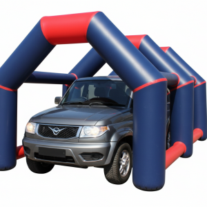 Надувной гараж для грузового автомобиля из ПВХ Быстровозводимый