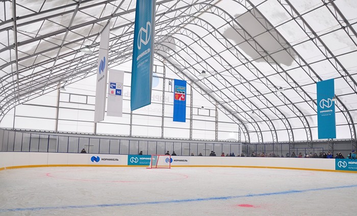 Строительство хоккейных дворцов и ледовых арен в Истре и по России