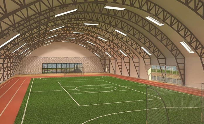 Строительство спортивных сооружений, манежей, спорткомплексов в Истре и по России