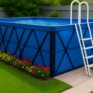 Чашковый пакет из ПВХ для бассейна