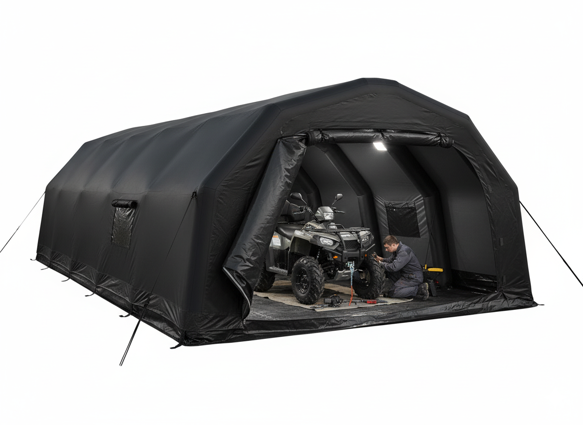 Пневмокаркасные ангары для спецтехники